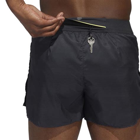 Buy Adidas Mens Adizero Engineered Split Running Shorts Carbon