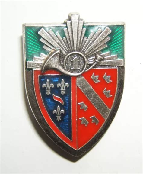 INSIGNE 1 REGIMENT DE CHASSEURS A CHEVAL Arthus Bertrand EUR 5 00