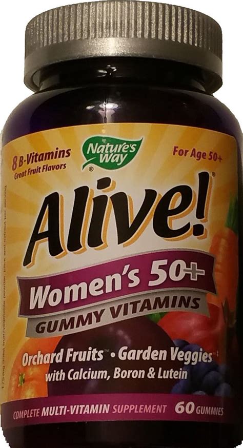 Amazon Alive Womens And Over Multivitamin Chewable Gummies