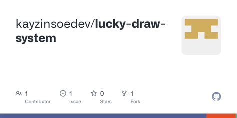 GitHub Kayzinsoedev Lucky Draw System