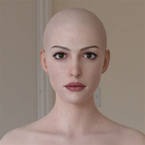 Artstation Wip Anne Hathaway Xgentest Sotaro Nakamura Bald