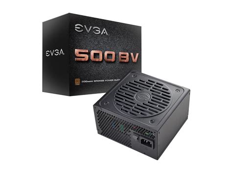 EVGA 500 BV 100 BV 0500 K1 500W ATX12V EPS12V 80 PLUS BRONZE