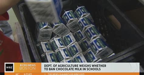 USDA weighs chocolate milk ban in schools - CBS Boston