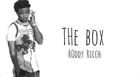 Roddy Ricch The Box Lyrics Youtube