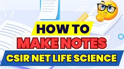 How To Make Notes For Csir Net Life Science Csir Net Life Science Priyanka Maam Youtube