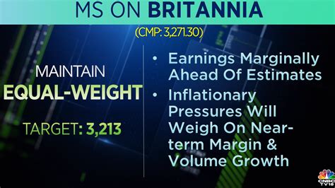 CNBC TV18 On Twitter CNBCTV18Market MS Gives Equal Weight Call On