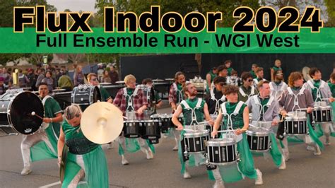 Flux Indoor Percussion Full Ensemble Wgi West Prelims Youtube