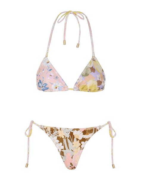 Pop Mini Tri Bikini Spliced Online Zimmermann