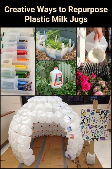 10 Creative Ways To Repurpose Plastic Milk Jugs Recycled Milk Jug Crafts Milk Jugs Diy