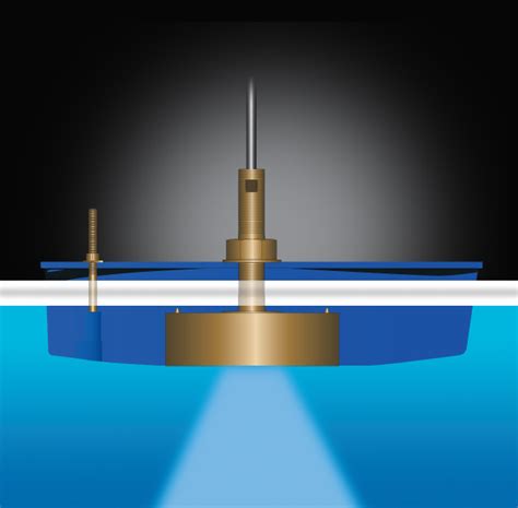 Lowrance B Thru Hull Bronze Depth Temp Transducer With Fairing Block