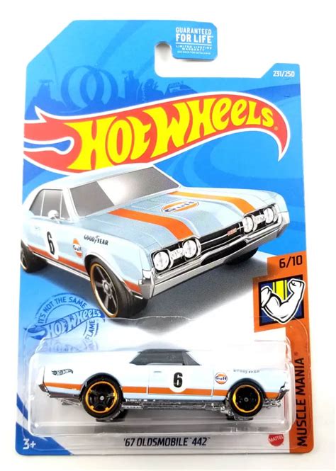 Hot Wheels Oldsmobile Gulf Muscle Mania Por Wnaj Ceny