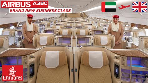 Emirates BRAND NEW A380 Business Class Review From Dubai To London