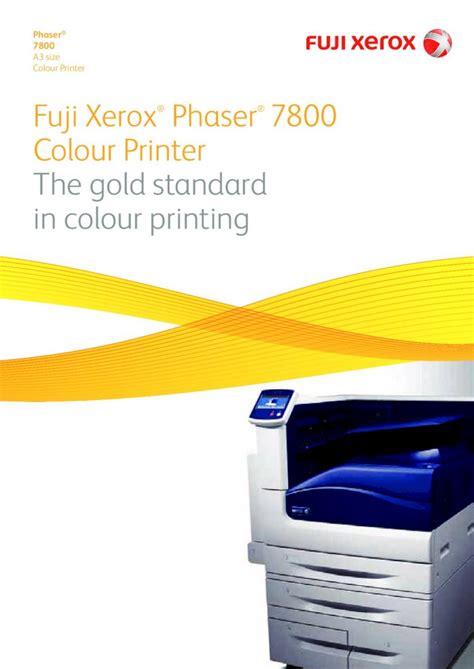 Pdf Xerox Phaser Color Printer The Phaser