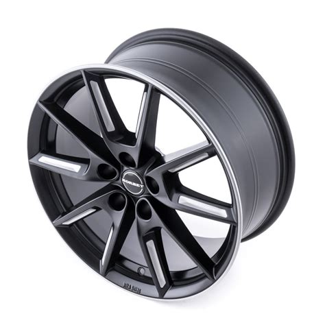 Borbet Lx18 Black Matt Silver Spoke Rim Alufelgenshopat