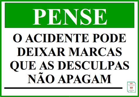 Sinalização de Conscientização Segurança do Trabalho