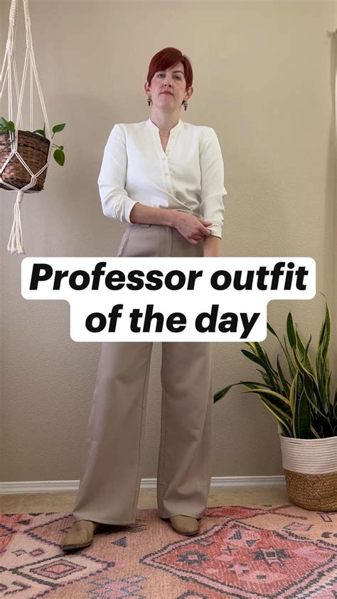 Professor outfit of the day — grad student outfit ideas, office style ...