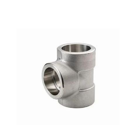 310 Stainless Steel Socket Weld Equal Tee For Plumbing Pipe At Rs 125