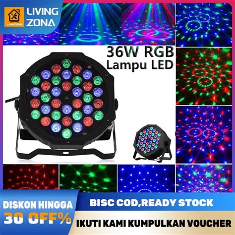 Lampu Sorot Disco Led Par Mata Rgb Lampu Panggung Led Lampu Led