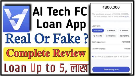 India Ai Tech Fc Person Loan App Review Real Or Fake Complete