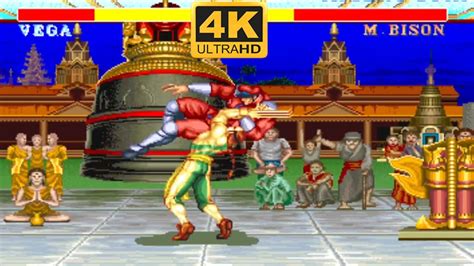 Vega Vs M Bison 💥 Street Fighter Ii Champion Edition Hardest 💥 4k