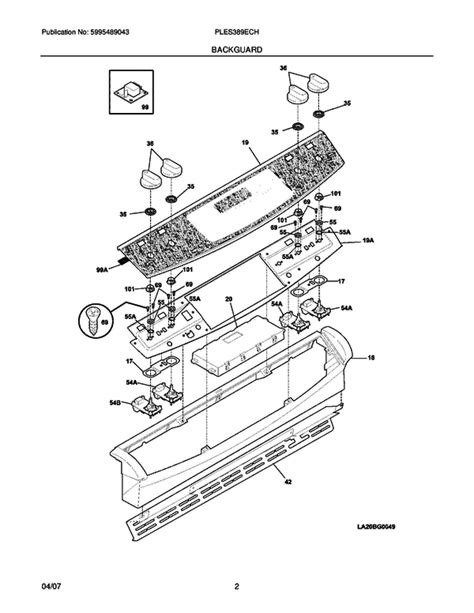 Frigidaire Ples389ech Slide In Electric Range Parts And Accessories At