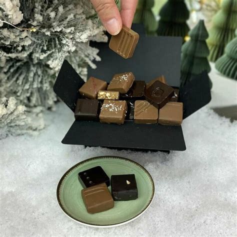 Ballotin De Chocolat Fins G Chocolat De Noel Artisanal Chocodic