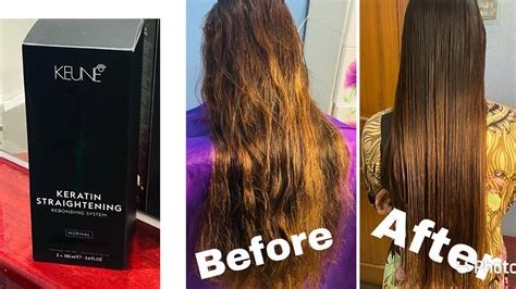 Keune Keratin Straightening Rebounding System Youtube