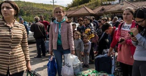 Ethnic Armenian Refugees Flee Nagorno Karabakh Amidst Seizure By Azerbaijan