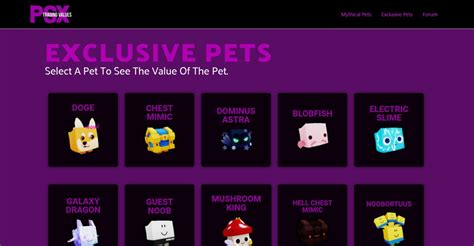 Pet Simulator X Value List In Gems November 2023 Quretic