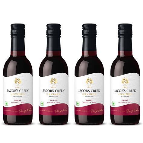 Jacobs Creek Unvined Shiraz Non Alcoholic Wine Ml Pack Of