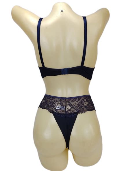 Conjunto Bojo Fio Microfibra E Renda Korpus Lingerie