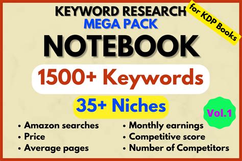 1500 KDP Keywords Notebook Mega Bundle Graphic By Deleya Design