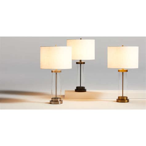 Promenade Small Table Lamp With Usb Port Crate And Barrel Canada