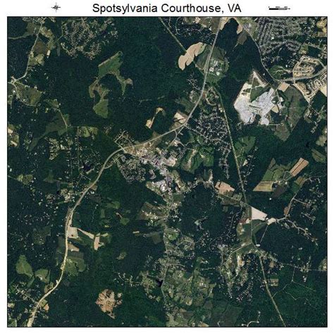 Aerial Photography Map of Spotsylvania Courthouse, VA Virginia