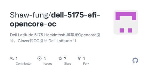 Github Shaw Fung Dell Efi Opencore Oc Dell Latitude