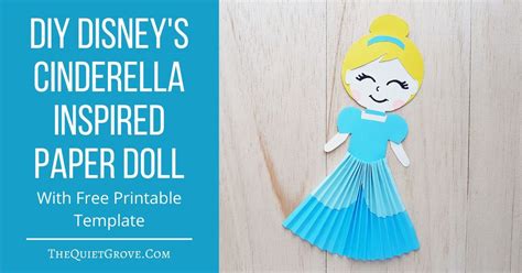 Cinderella Papercraft Printable Pdf Paper Craft Diy Projects D The