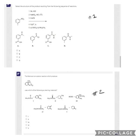 Solved Answer The Following Organic Chemistry Questions