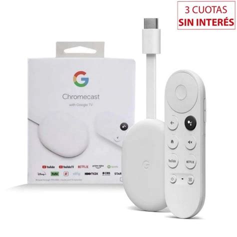 Convertidor Smart Tv K Google Chromecast Ga Us Gb C Control