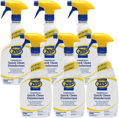 Zep Home Pro Commercial Quick Clean Disinfectant 32 Fl Oz R49806 Pro Trusted Cleaning