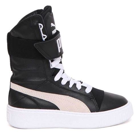 Platform High Top Sneaker 68 650 Clp Liked On Polyvore Featuring