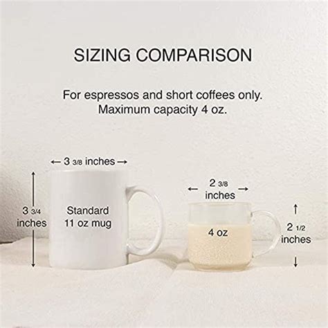 Zenco Living Espresso Cups Ounce With Large Handle Set Of