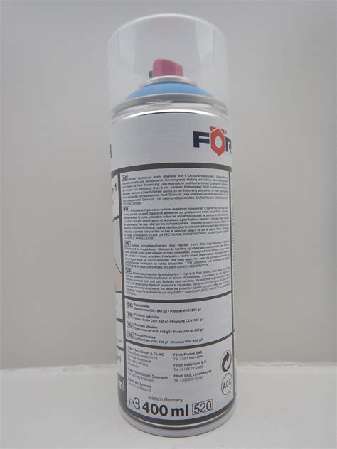 4 In 1 RAL 5012 LICHTBLAU BLAU DICKSCHICHTLACK LACK SPRAY SPRAYDOSE