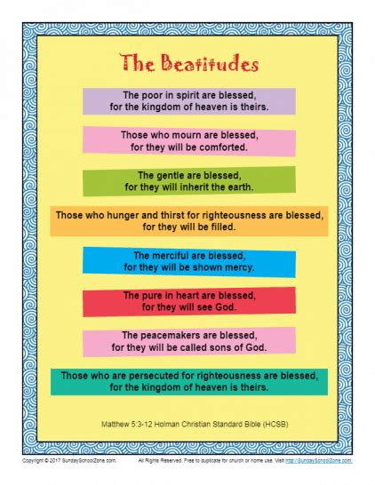 Beatitudes For Kids | Kids Matttroy