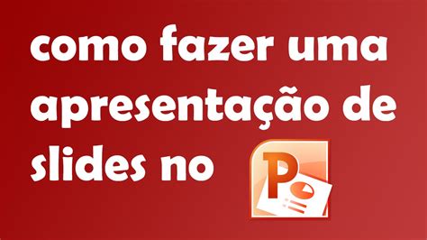 Como fazer um powerpoint para apresentação Trabalho de formatura