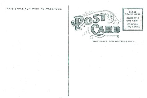 Vintage Postcard Template: Create Your Own Custom Postcards