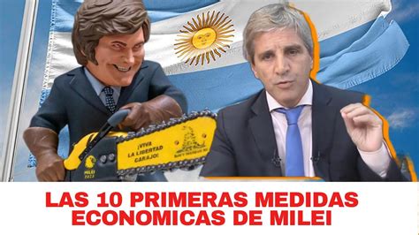 Medidas ECONOMICAS Del Gobierno HOY Argentina CAPUTO RESUMEN YouTube