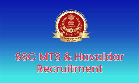 SSC MTS Havaldar Recruitment 2024 Apply Start