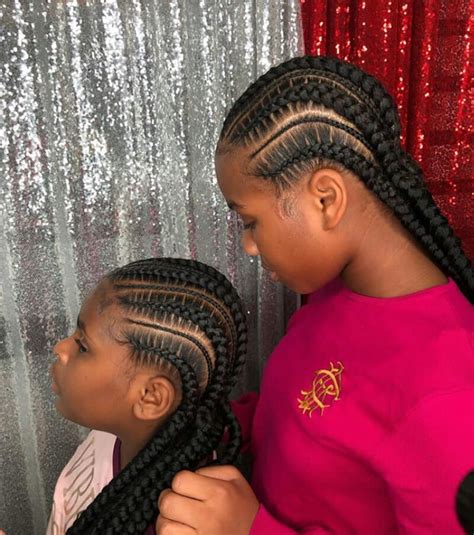 Clipkulture All Back Jumbo Cornrows For Girls