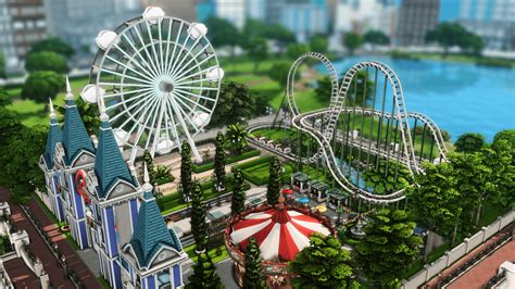 Amusement Park - No CC - Sims 4 Mod Download Free