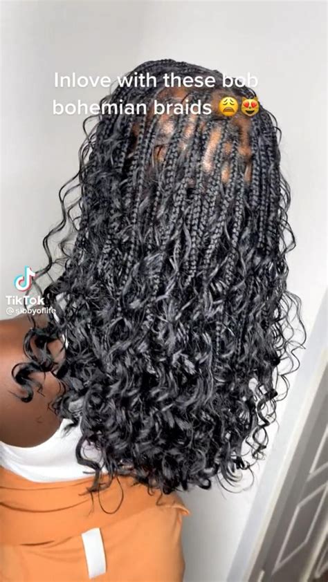 Goddess Braids Bohemian Braids Human Hair Braids Braids With Curls